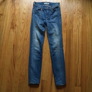 Madewell High Riser Skinny Jeans